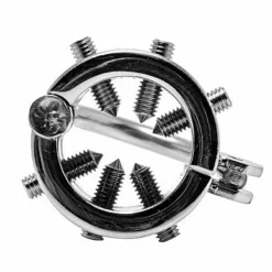 XR Brands CBT Puntige Ballstretcher Met Ballsplitter -Lingerie Setjes Verkoopwinkel cbt puntige ballstretcher met ballsplitter ok