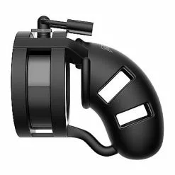 Shots - Mancage Chastity Cage Model 18 - 3.5 - Met Ballsplitter -Lingerie Setjes Verkoopwinkel chastity cage model 18 3 5 met ballsplitter zij