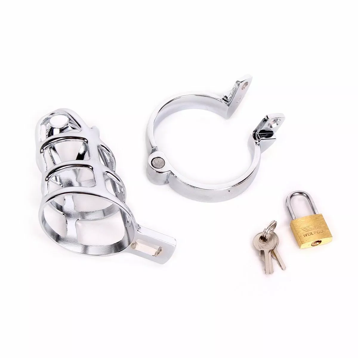 Kiotos Chastity Cage - RVS 2 Kiotos Chastity Cage - RVS - Afbeelding 2