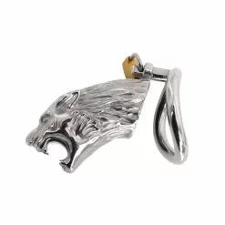 Kiotos Cock Cage Lion - Zilver