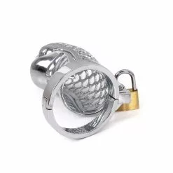 Kiotos Cock Cage Snake - Zilver -Lingerie Setjes Verkoopwinkel cock cage snake zilver ring