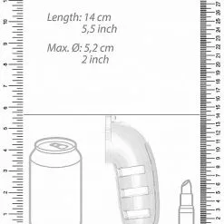 Shots - Mancage Cockcage Met Plug 12 - Transparant -Lingerie Setjes Verkoopwinkel cockcage met plug 12 transparant afm