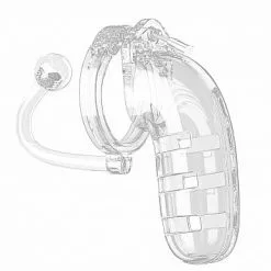 Shots - Mancage Cockcage Met Plug 12 - Transparant -Lingerie Setjes Verkoopwinkel cockcage met plug 12 transparant zij