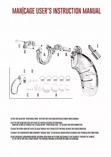 Shots - Mancage Cockcage Model 13 - Transparant 2 Shots - Mancage Cockcage Model 13 - Transparant - Afbeelding 2