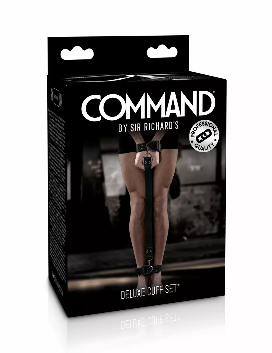 Sir Richard's Command Deluxe Cuff Set - Zwart 6 Sir Richard's Command Deluxe Cuff Set - Zwart - Afbeelding 6