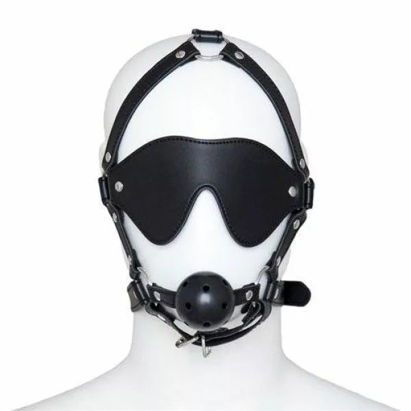 Toyz4lovers Compleet Hoofd Harnas Met Ballgag En Blinddoek 1 Toyz4lovers Compleet Hoofd Harnas Met Ballgag En Blinddoek