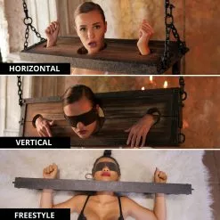 Lodbrock Complete BDSM Pillory Set -Lingerie Setjes Verkoopwinkel complete bdsm pillory set 17 scaled
