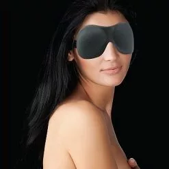 Ouch! Curvy Oogmasker - Zwart