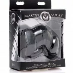 Master Series Detained Rekbare Peniskooi -Lingerie Setjes Verkoopwinkel detained rekbare peniskooi verpakt