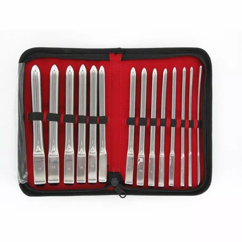 Spartan Steel Dilator Set - 14 Stuks Van 4 - 17mm 1 Spartan Steel Dilator Set - 14 Stuks Van 4 - 17mm