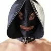 Fetish Collection Dubbele Hoofdmasker Met Halsband En D-Ringen