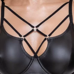 Cottelli Collection Elegante Lingerie Set - Zwart-75B/S -Lingerie Setjes Verkoopwinkel elegante lingerie set zwart 4