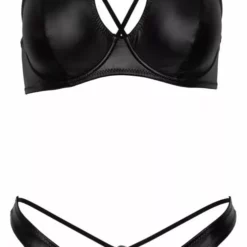 Cottelli Collection Elegante Lingerie Set - Zwart-75B/S -Lingerie Setjes Verkoopwinkel elegante lingerie set zwart 6