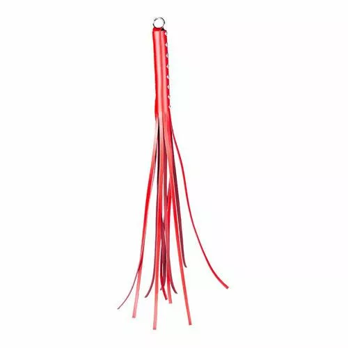 Spartan Steel Rode Zweep Met Striemen 1 Spartan Steel Rode Zweep Met Striemen