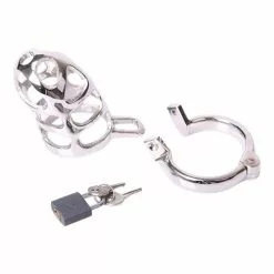 Spartan Steel Chastity Cage Kuisheidskooi -Lingerie Setjes Verkoopwinkel em 1311 3 2 1