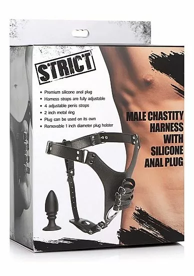 STRICT Extreme Kuisheidsgordel Met Anale Plug 3 STRICT Extreme Kuisheidsgordel Met Anale Plug - Afbeelding 3