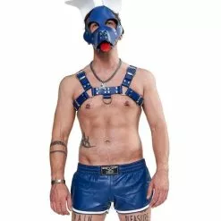 Mister B Masker Shaggy Dog Hood - Blauw/Wit 8 Mister B Masker Shaggy Dog Hood - Blauw/Wit -Lingerie Setjes Verkoopwinkel full look puppy 960x1280 1