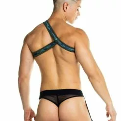 Gigo Harnas Camouflage - Groen-M -Lingerie Setjes Verkoopwinkel gigo harnas camoflauge groen 4