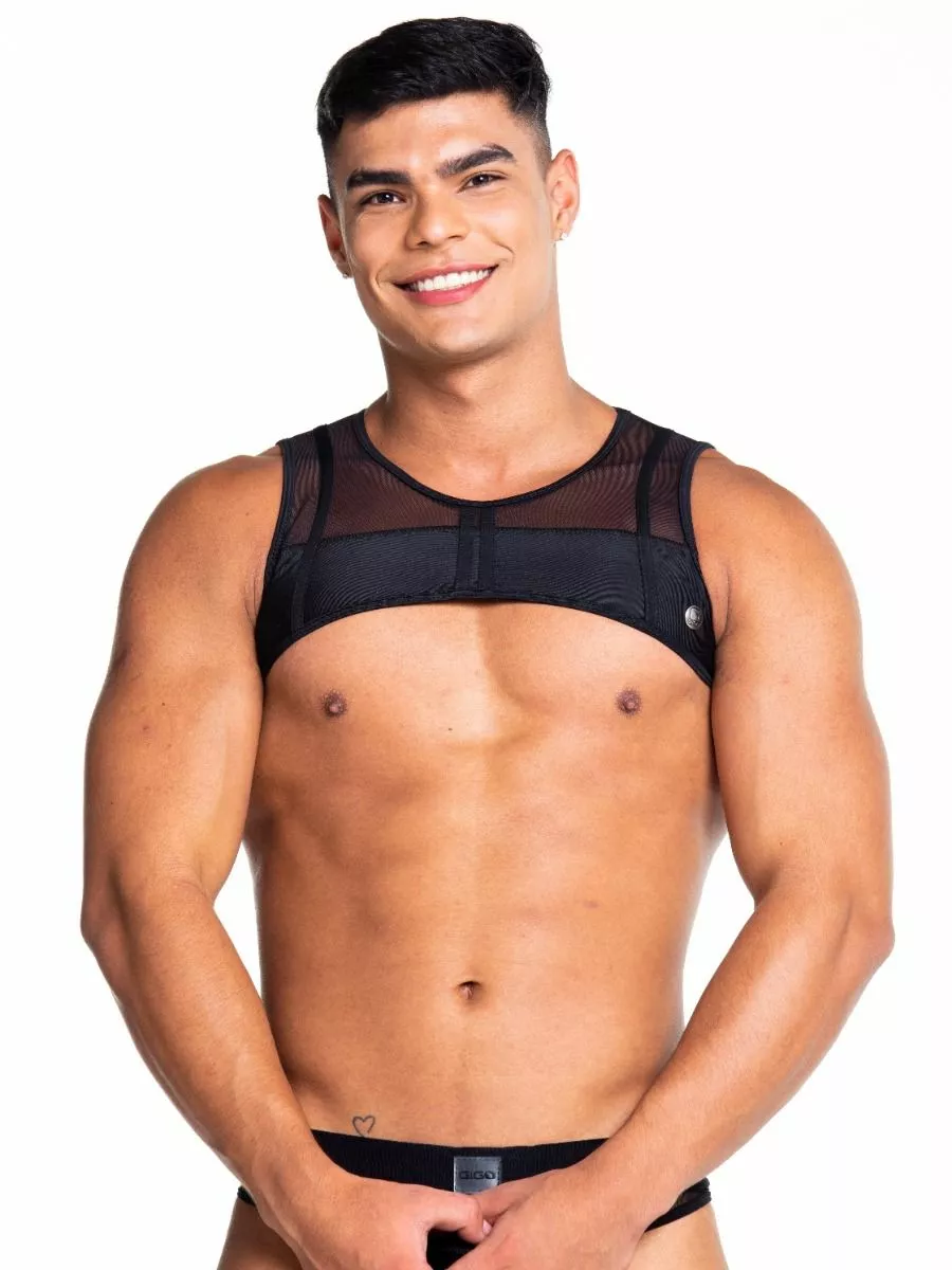 Gigo Harnas Skin - Zwart-M 1 Gigo Harnas Skin - Zwart-M