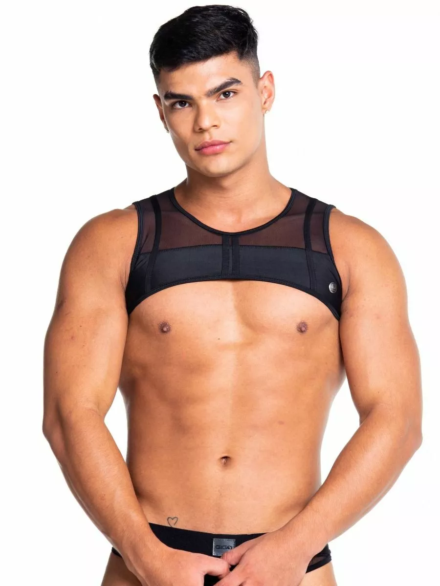 Gigo Harnas Skin - Zwart-M 2 Gigo Harnas Skin - Zwart-M - Afbeelding 2