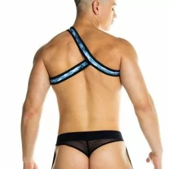 Gigo Harnas Camouflage - Zwart-L -Lingerie Setjes Verkoopwinkel gigo harnas zwart camouflage 4