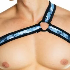 Gigo Harnas Camouflage - Zwart-L -Lingerie Setjes Verkoopwinkel gigo harnas zwart camouflage 7