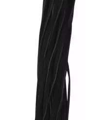 Bad Kitty Leren Flogger Met Glazen Dildo Handvat