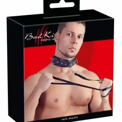 Bad Kitty Halsband Met Spikes En Ketting -Lingerie Setjes Verkoopwinkel halsband met spikes en ketting verpakt