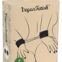 Handboeien Vegan Fetish - Zwart -Lingerie Setjes Verkoopwinkel handboeien vegan fetish zwart verpakt