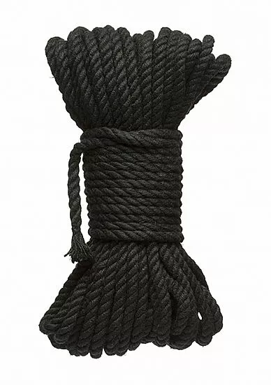Kink By Doc Johnson Hemp Bondage Touw 15 Meter - Zwart 2 Kink By Doc Johnson Hemp Bondage Touw 15 Meter - Zwart - Afbeelding 2