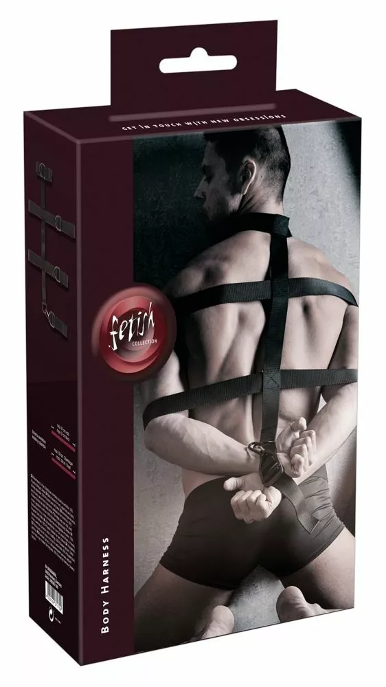 Fetish Collection Heren Body Harnas - Zwart 3 Fetish Collection Heren Body Harnas - Zwart - Afbeelding 3