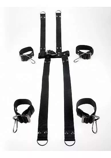 Pipedream Hogtie En Collar Bondage Set - Zwart 1 Pipedream Hogtie En Collar Bondage Set - Zwart
