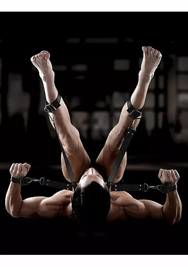 Pipedream Hogtie En Collar Bondage Set - Zwart 2 Pipedream Hogtie En Collar Bondage Set - Zwart - Afbeelding 2