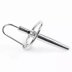 Spartan Steel Holle Penisplug Met Glansring -25 Mm