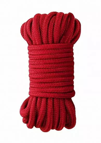 Ouch! Japans Bondage Touw 10 Meter - Rood 2 Ouch! Japans Bondage Touw 10 Meter - Rood - Afbeelding 2