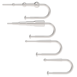 Kink By Doc Johnson KINK - Penis Ring & Plug Set -Lingerie Setjes Verkoopwinkel kink penis ring plug set zonder ring