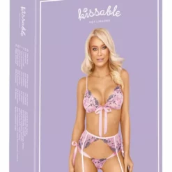 Kissable Lingerie Set Luxueus Bloemenborduurwerk - Roze-L/XL 9 Kissable Lingerie Set Luxueus Bloemenborduurwerk - Roze-L/XL -Lingerie Setjes Verkoopwinkel kissable lingerie set luxueus bloemenborduurwerk roze 5
