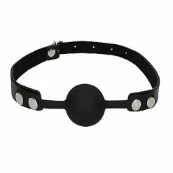 Ouch! Klassieke Siliconen Ball Gag - Zwart