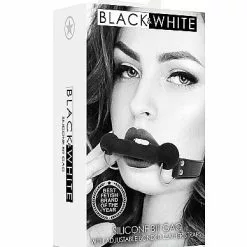 Ouch! Klassieke Siliconen Bit Gag - Zwart -Lingerie Setjes Verkoopwinkel klassieke siliconen bit gag zwart 2