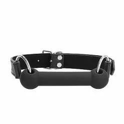 Ouch! Klassieke Siliconen Bit Gag - Zwart