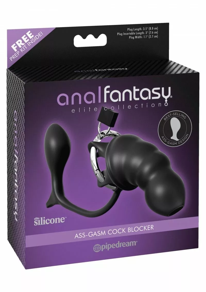 Anal Fantasy Kuisheidsgordel Ass-gasm Cock Blocker 4 Anal Fantasy Kuisheidsgordel Ass-gasm Cock Blocker - Afbeelding 4