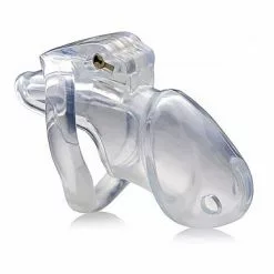 XR Brands Kuisheidskooi Clear Captor Cage - Large -Lingerie Setjes Verkoopwinkel kuisheidskooi clear captor cage 4 1