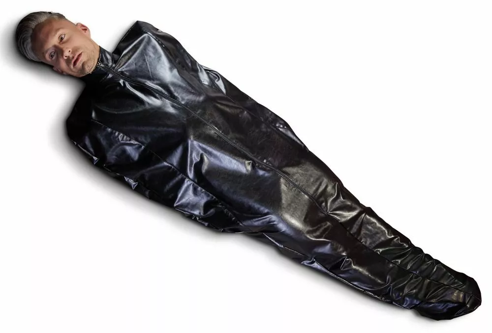 Fetish Collection Kunstleren Bodybag - Zwart 5 Fetish Collection Kunstleren Bodybag - Zwart - Afbeelding 5