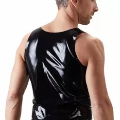 Latex Tanktop Voor Heren-L 9 Latex Tanktop Voor Heren-L -Lingerie Setjes Verkoopwinkel latex tanktop voor heren ak