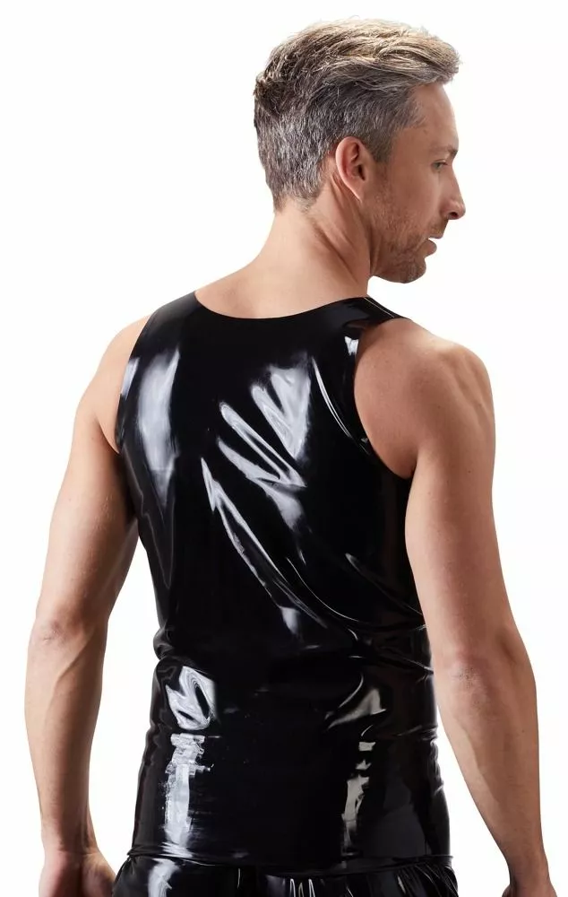 Latex Tanktop Voor Heren-L 5 Latex Tanktop Voor Heren-L - Afbeelding 5