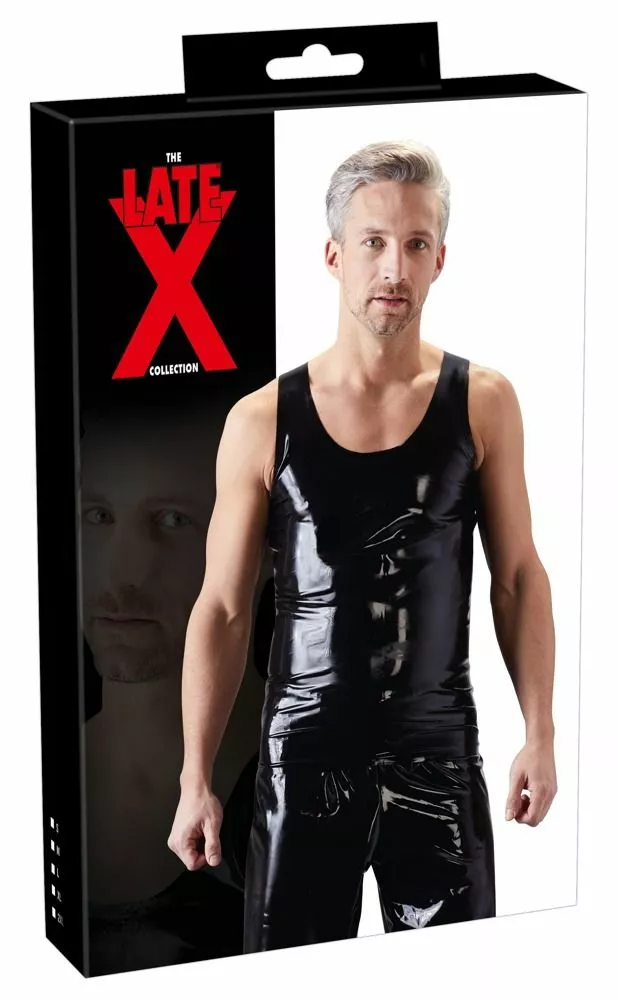 Latex Tanktop Voor Heren-L 2 Latex Tanktop Voor Heren-L - Afbeelding 2