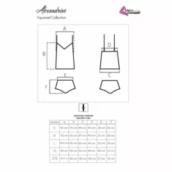 LivCo Corsetti Alexandrine Top En Short-S -Lingerie Setjes Verkoopwinkel lc alexandrine 10