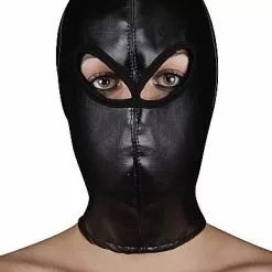 Ouch! Spandex Hood Met Veters - Zwart
