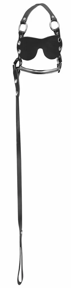 Zado Leren Hoofd Harnas - Zwart 7 Zado Leren Hoofd Harnas - Zwart - Afbeelding 7