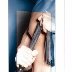 Zado Leren Zweep Met Golvend Handvat -Lingerie Setjes Verkoopwinkel leren zweep met golvend handvat vk